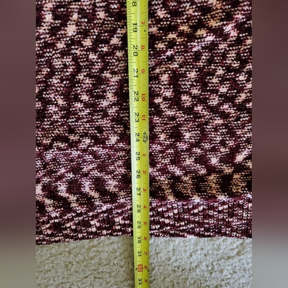 Lularoe Red Puff Pullover Sweater Dress - Picture 8 of 10